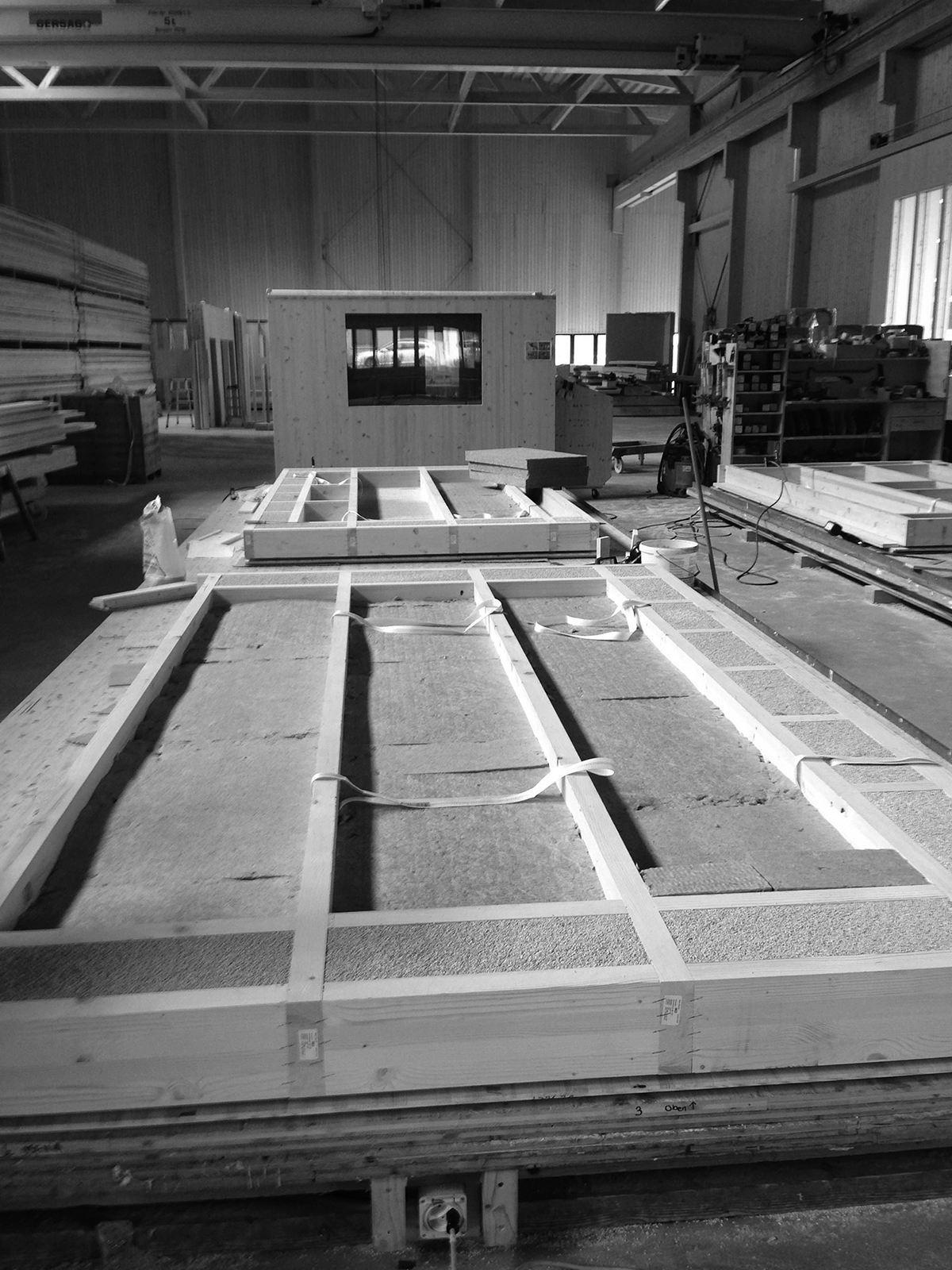 eden am bach, wooden construction elements in production